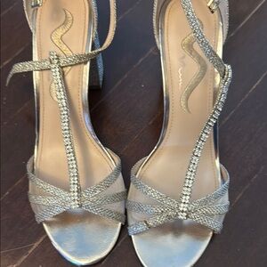 Elegant Gold Strappy Sandals